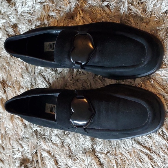 MOSCHINO black suede loafers - Picture 10 of 12
